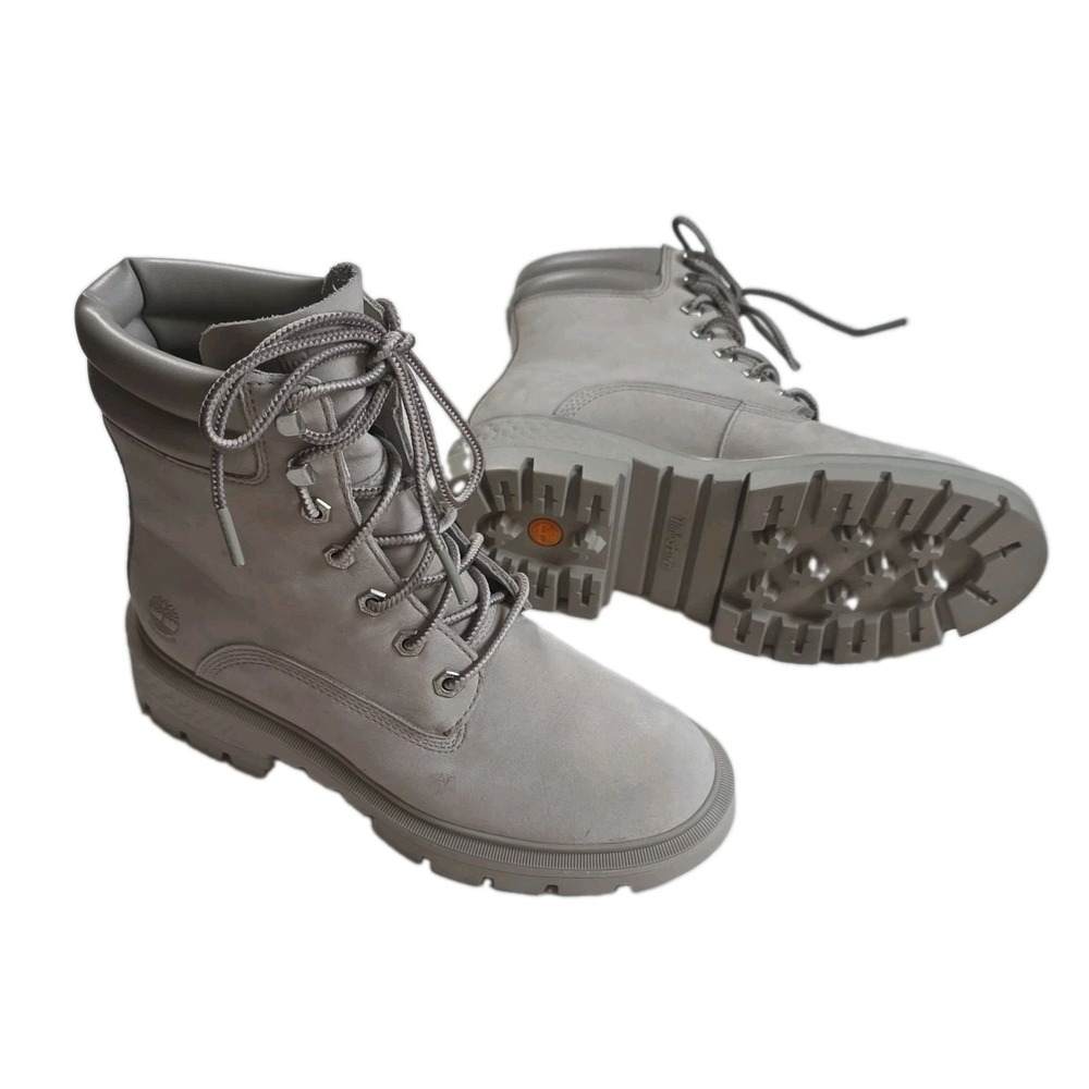 NWT Timberland Cortina Valley 6" Waterproof Boots Grey Womens Size 6